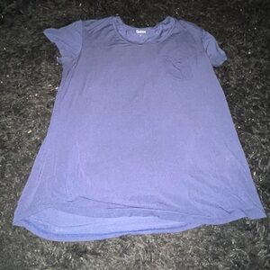 Quince Navy Casual Nursing Tee-Size Small
